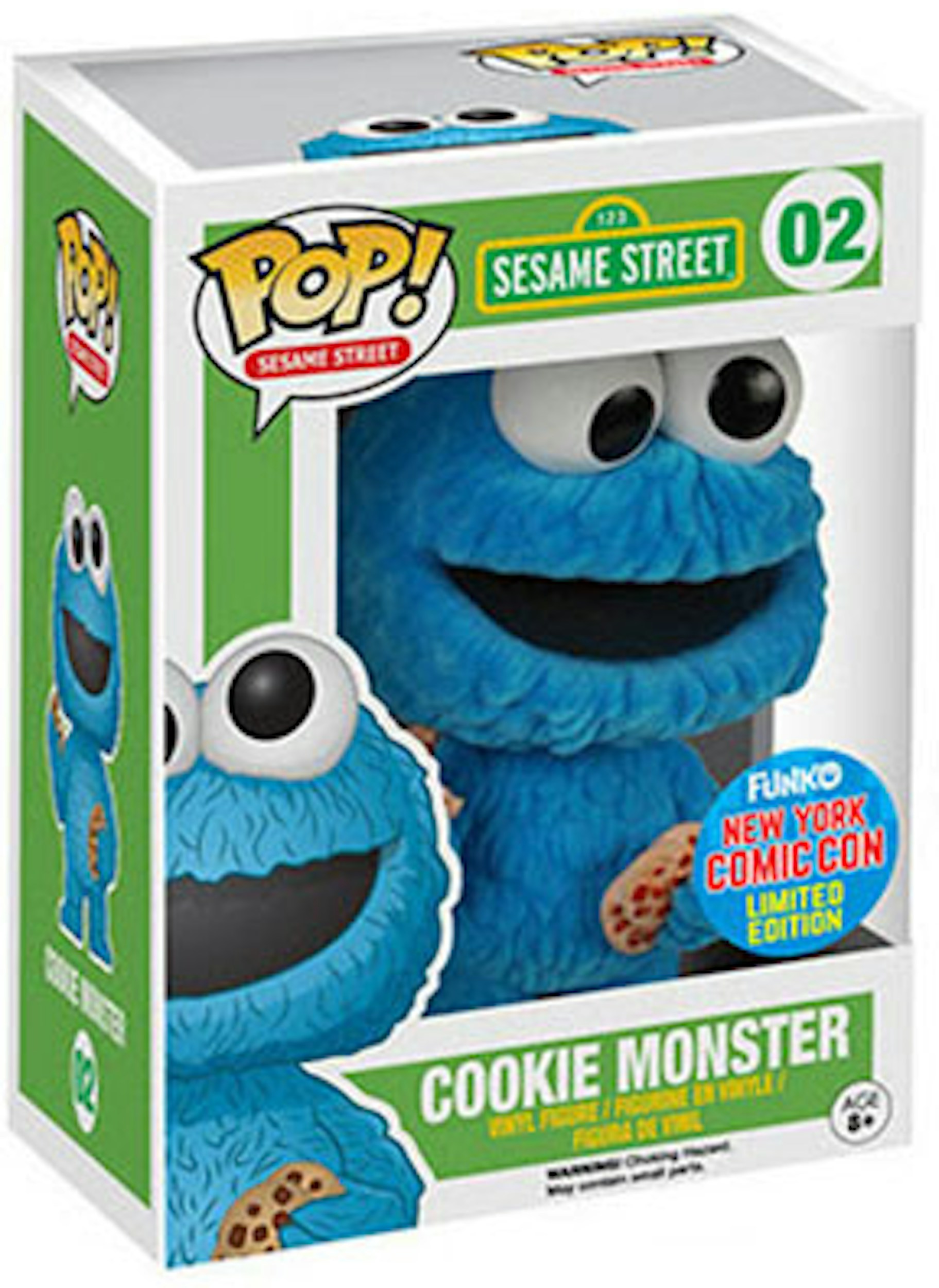 Funko Pop! Sesame Street Cookie Monster (Flocked) New York Comic Con ...