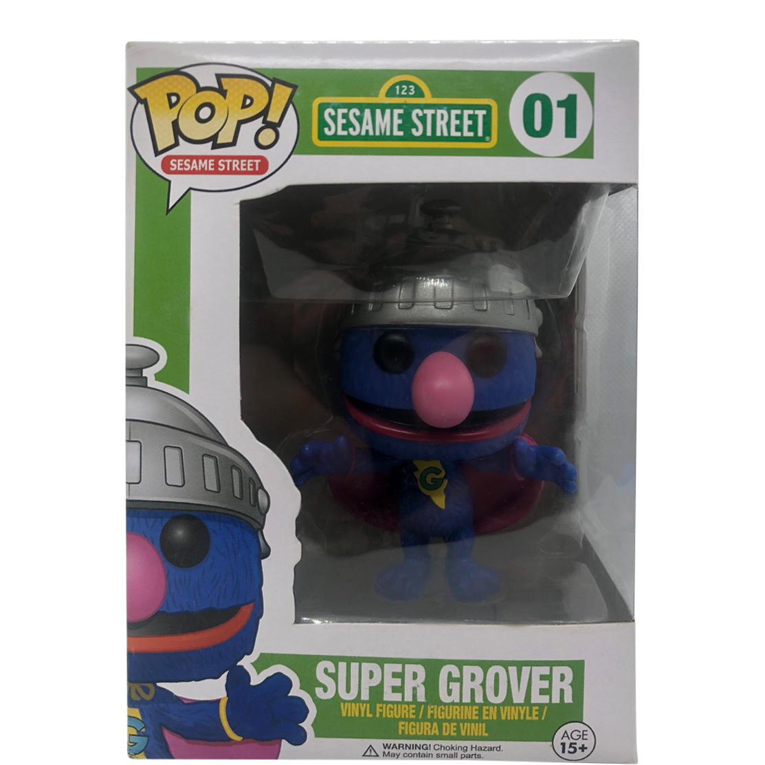 Funko Pop! Sesame Street Super Grover Figure #01 -