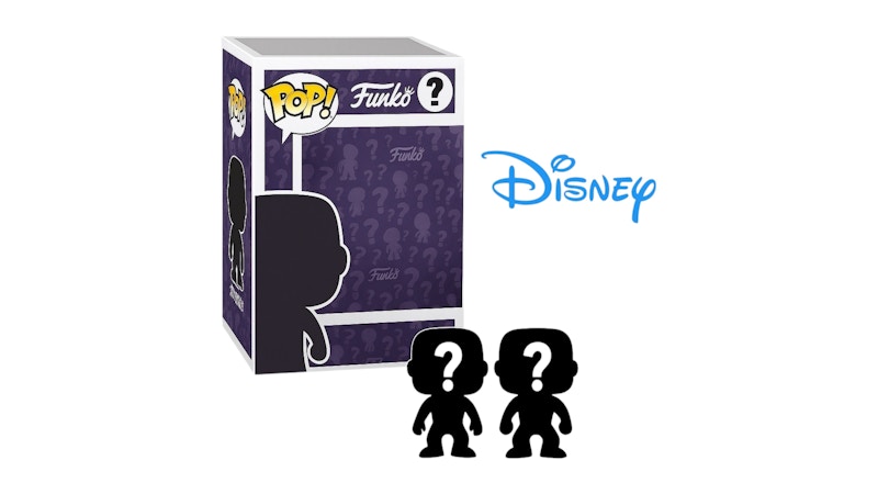Funko Pop! Set of 2 Surprise Mystery Disney Funko Pop! Randomly Selected Single Blind Box Black
