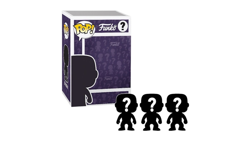 Funko Pop! Set of 3 Surprise Mystery Funko Pop! Randomly Selected Single Blind Box Black
