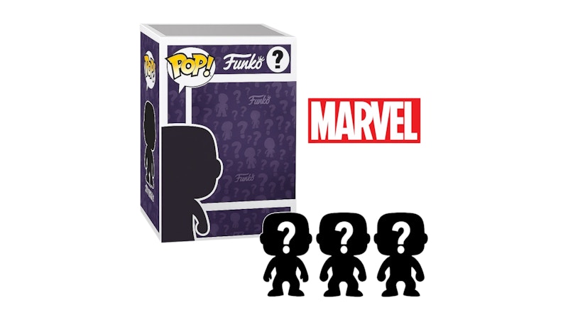 Funko Pop! Set of 3 Surprise Mystery Marvel Funko Pop! Randomly