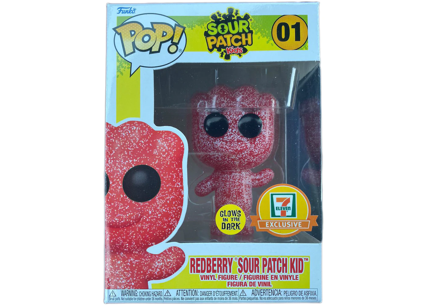 Funko Pop! Sour Patch Kids Redberry Sour Patch GITD 7-Eleven Exclusive Figure #01 JP