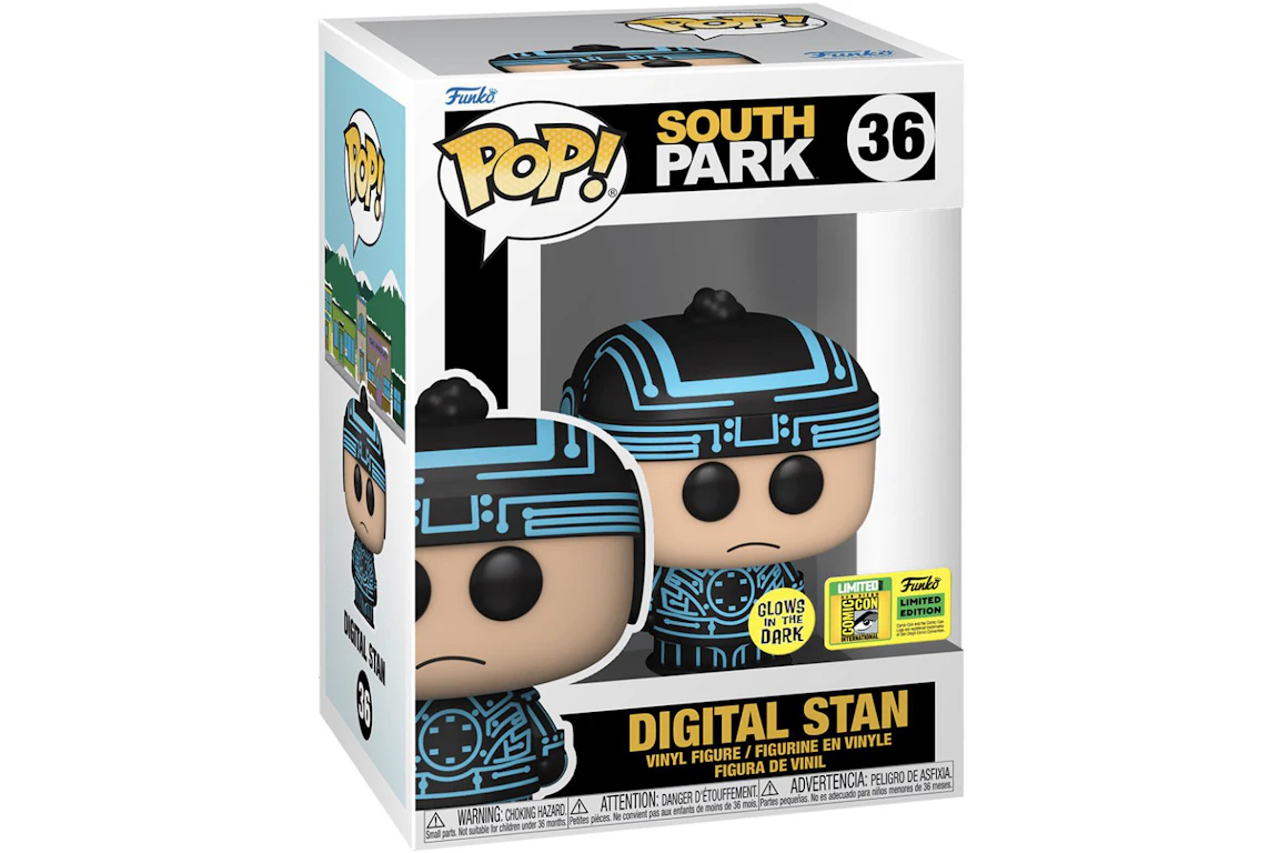Funko Pop! South Park Digital Stan GITD 2022 SDCC Exclusive Figure #36