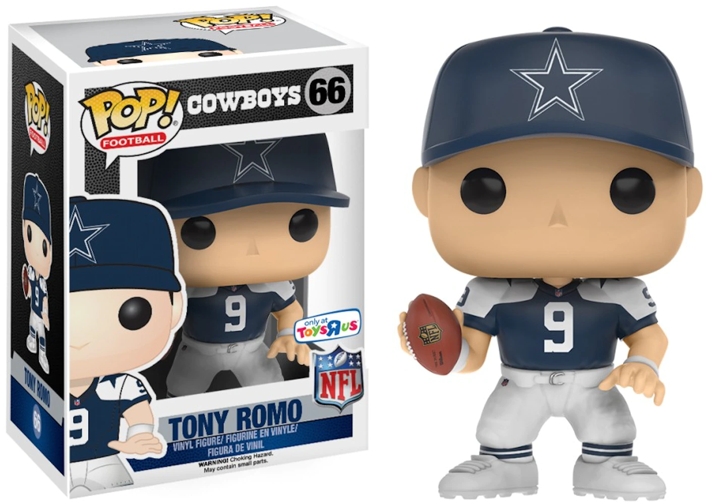 Funko Pop! Sports Football Cowboys Tony Romo Throwback Jersey Toys R Us  Exclusive Figure #66 - TW