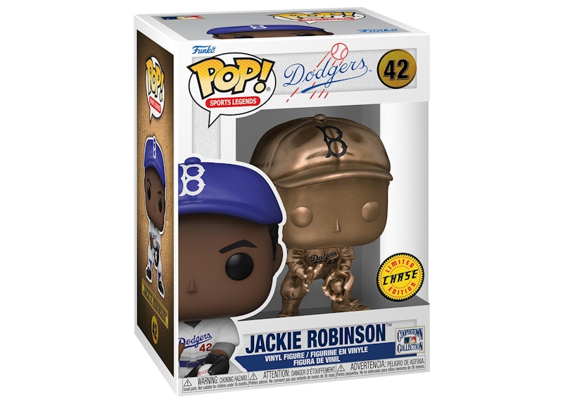 Funko Pop! Sports Legends Brooklyn Dodgers Jackie Robinson Chase Exclusive Figure 42 SS22 US