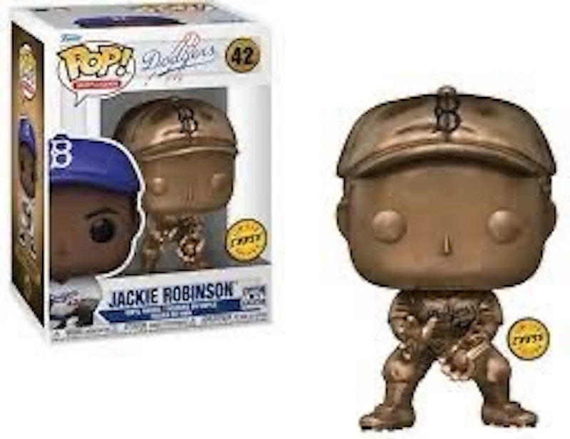 Funko Pop! Sports Legends: Dodgers Jackie Robinson (Fielding)(Chase) Figure #42