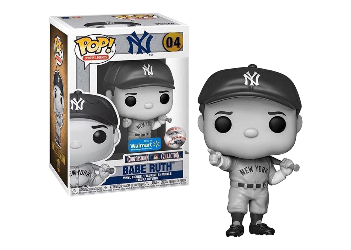 black and white babe ruth funko pop