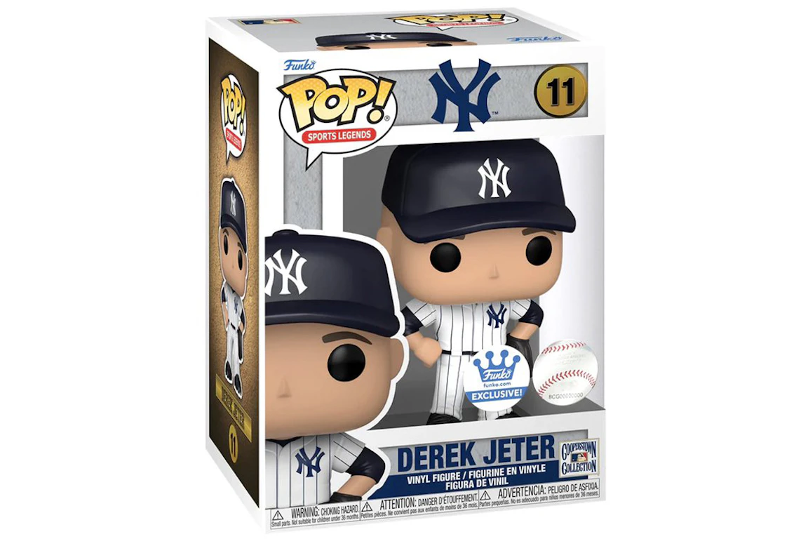 Funko Pop! Sports Legends New York Yankees Derek Jeter Funko Shop Exclusive Figure #11