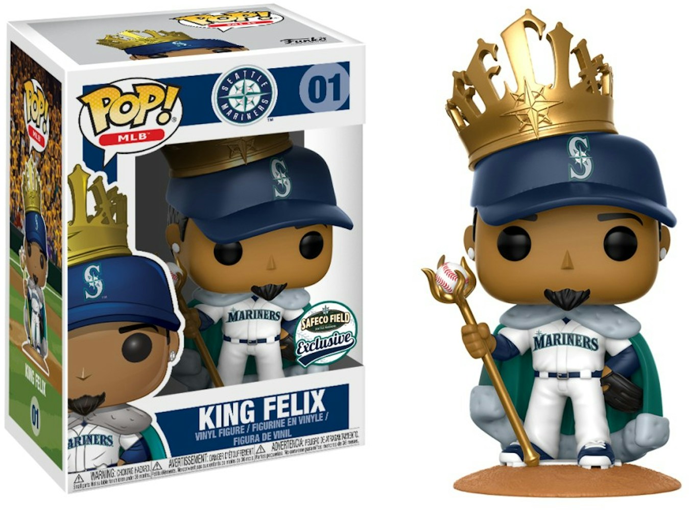 Funko Pop! Sports MLB Felix Hernandez "King Felix" Safeco Field