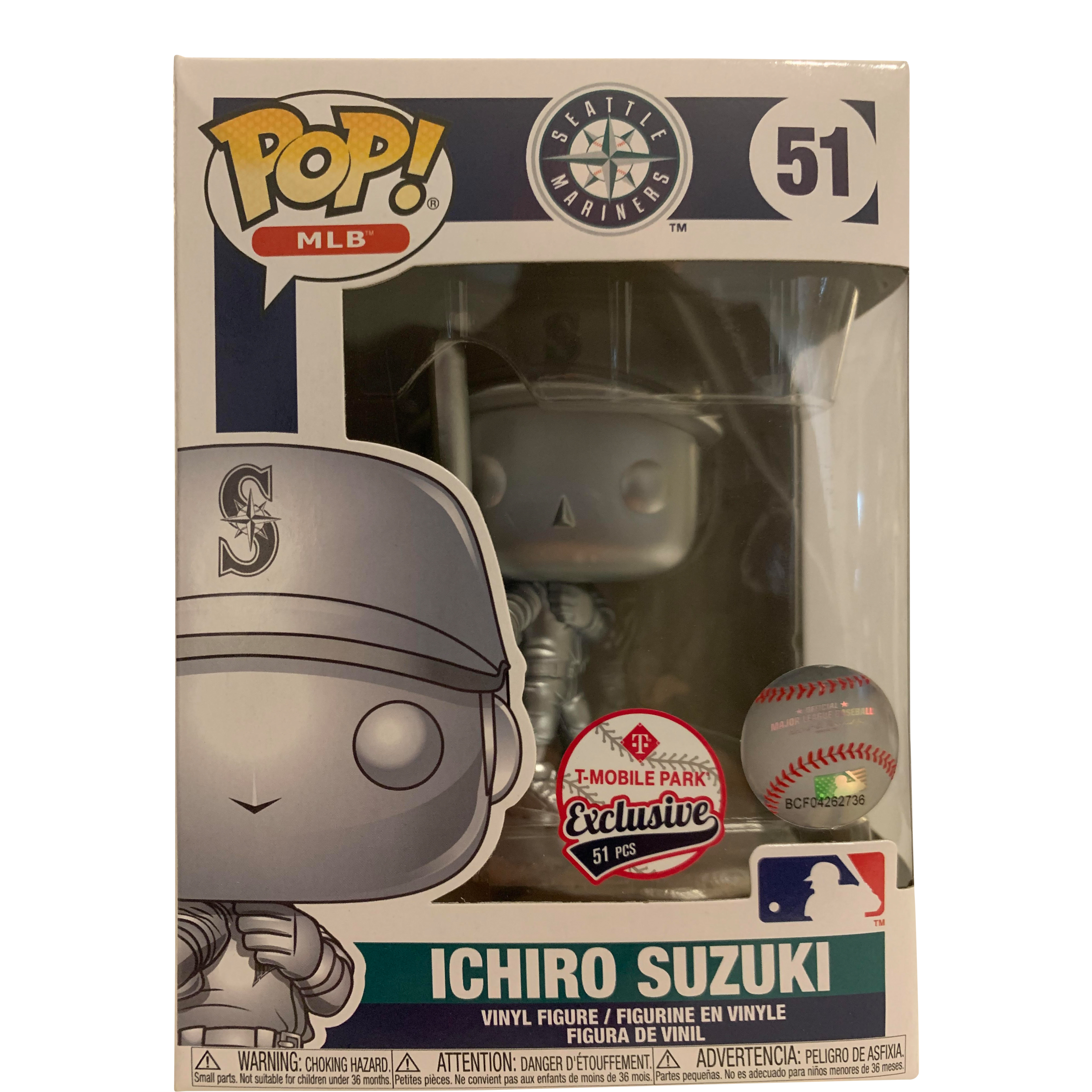 Funko Pop! Sports MLB Seattle Mariners Ichiro Suzuki (Silver) T