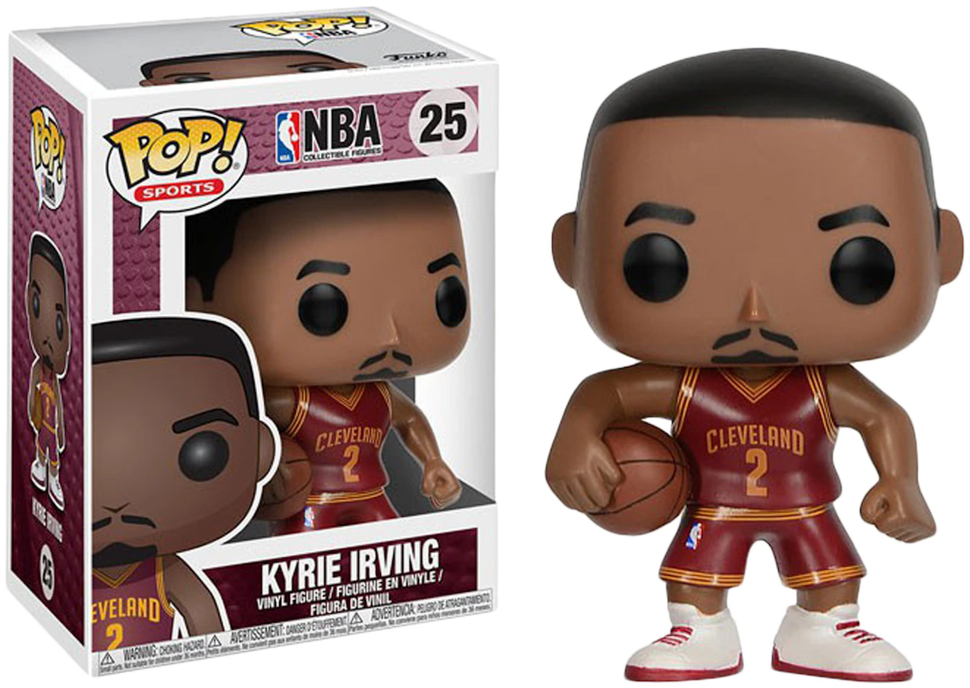 Funko Pop! Sports NBA Cleveland Cavaliers Kyrie Irving Red Uniform ...