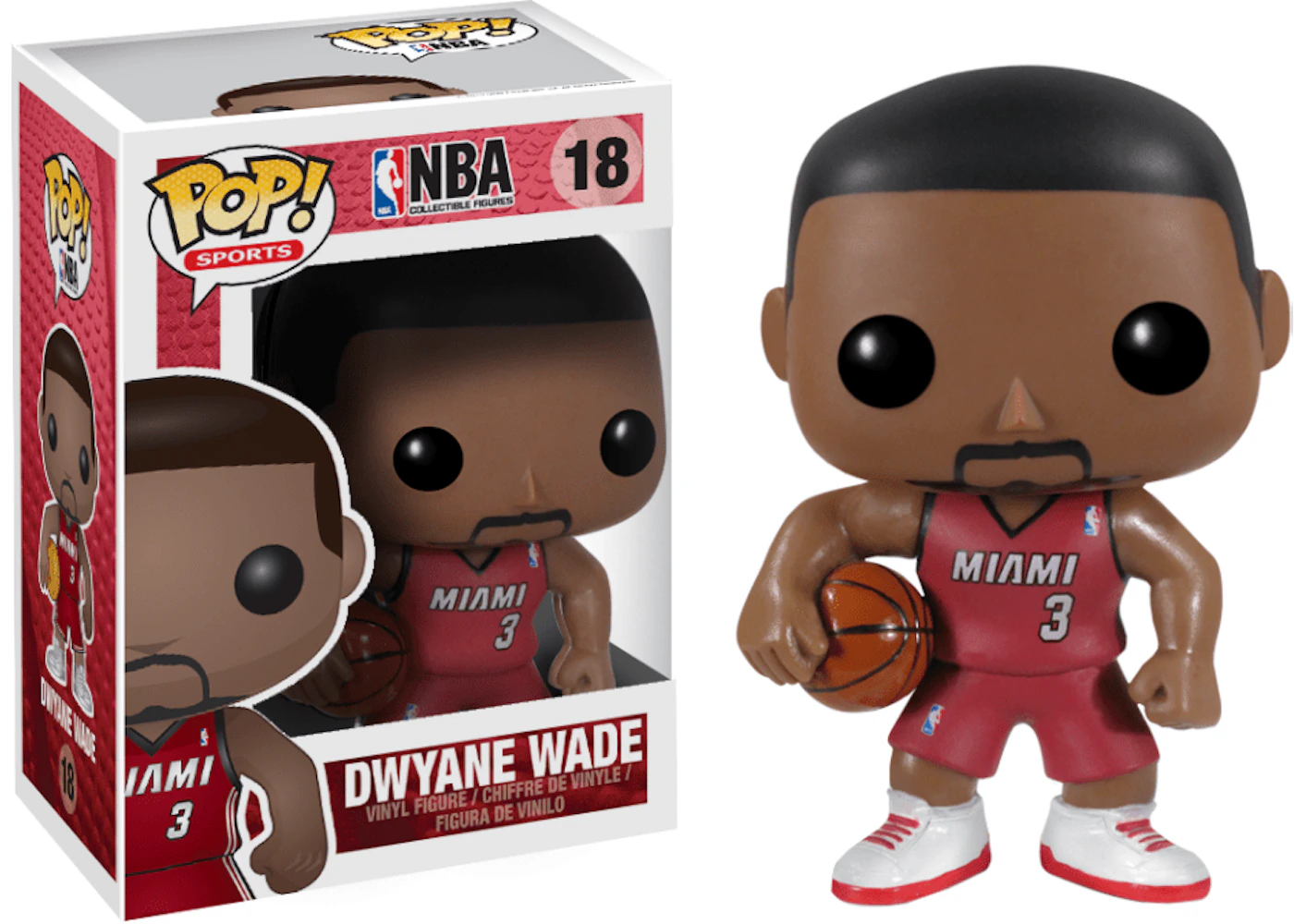 Funko Pop Sports NBA Dwyane Wade Figure 18 DE