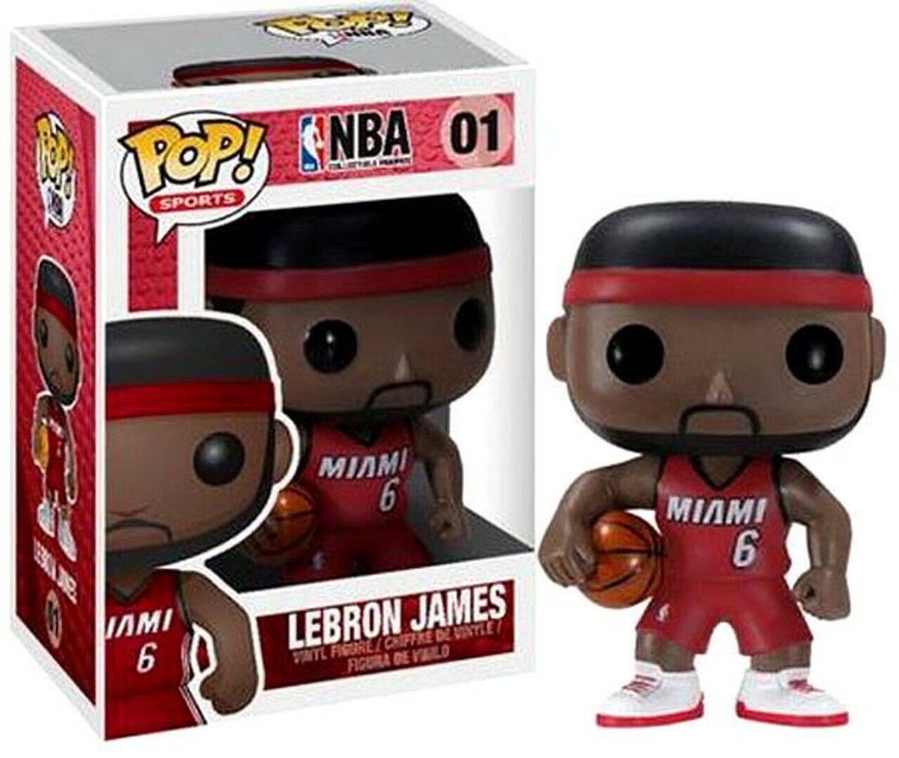 Funko Pop! Sports NBA LeBron James Heat Figure #01 - US