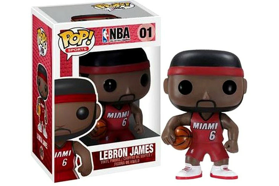 Funko Pop! Sports NBA LeBron James Heat Figure #01