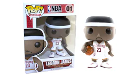 Funko Pop! Sports NBA Lebron James Cavaliers White Jersey Figure #01