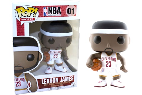 Funko Pop! Sports NBA Lebron James Cavaliers White Jersey Figure Funko Pop! Sports NBA Lebron James Cavaliers White Jersey Figure