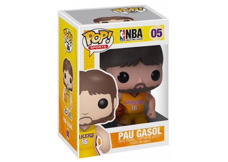 フィギュア FUNKO POP NBA パウガソル 05 バスケットボール Funko Pop! Sports NBA Los Angeles Lakers Pau Gasol Figure #05