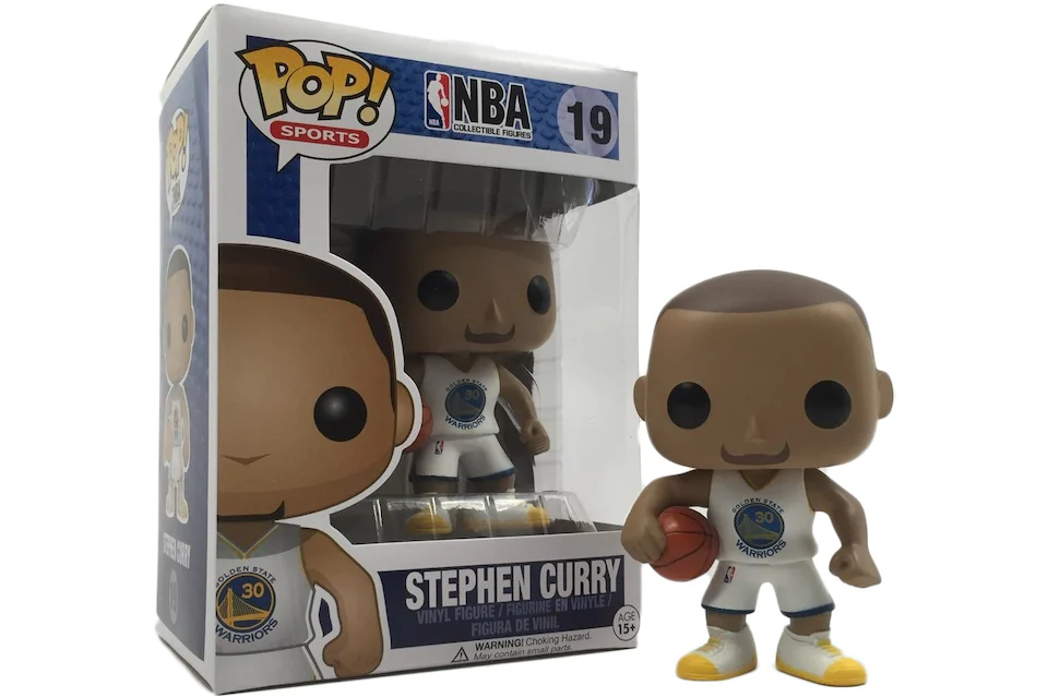 Funko Pop! Sports NBA Stephen Curry (White Jersey) Figure #19