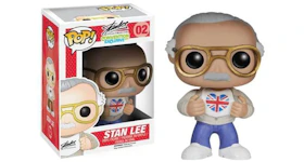 Funko Pop! Stan Lee Stan Lee (British Flag) Figure #02