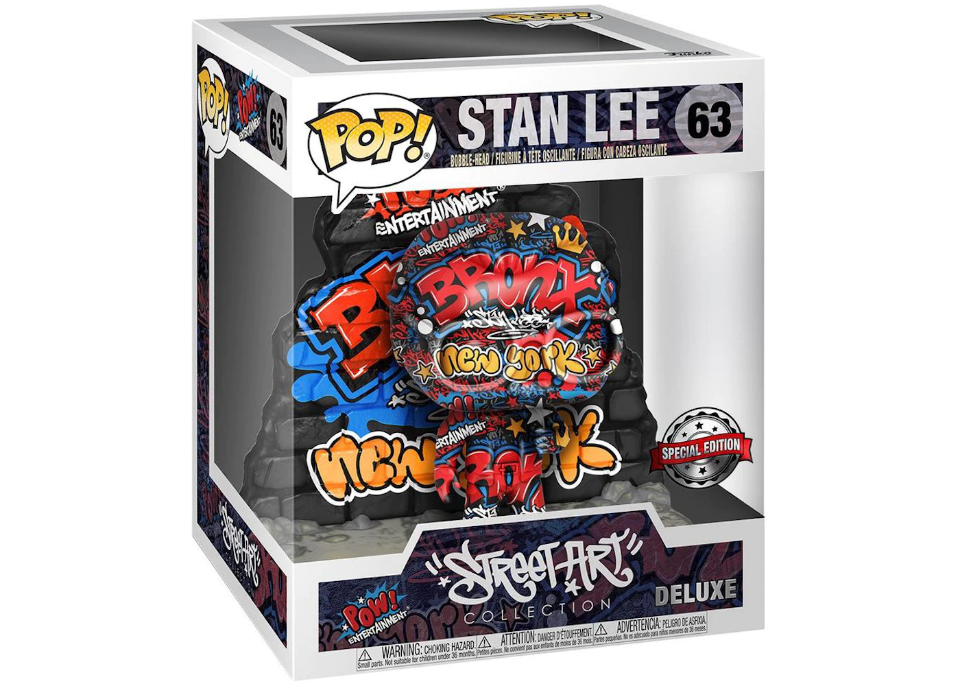 Funko Pop! Stan Lee Street Art Collection Deluxe Special Edition Figure #63  - US