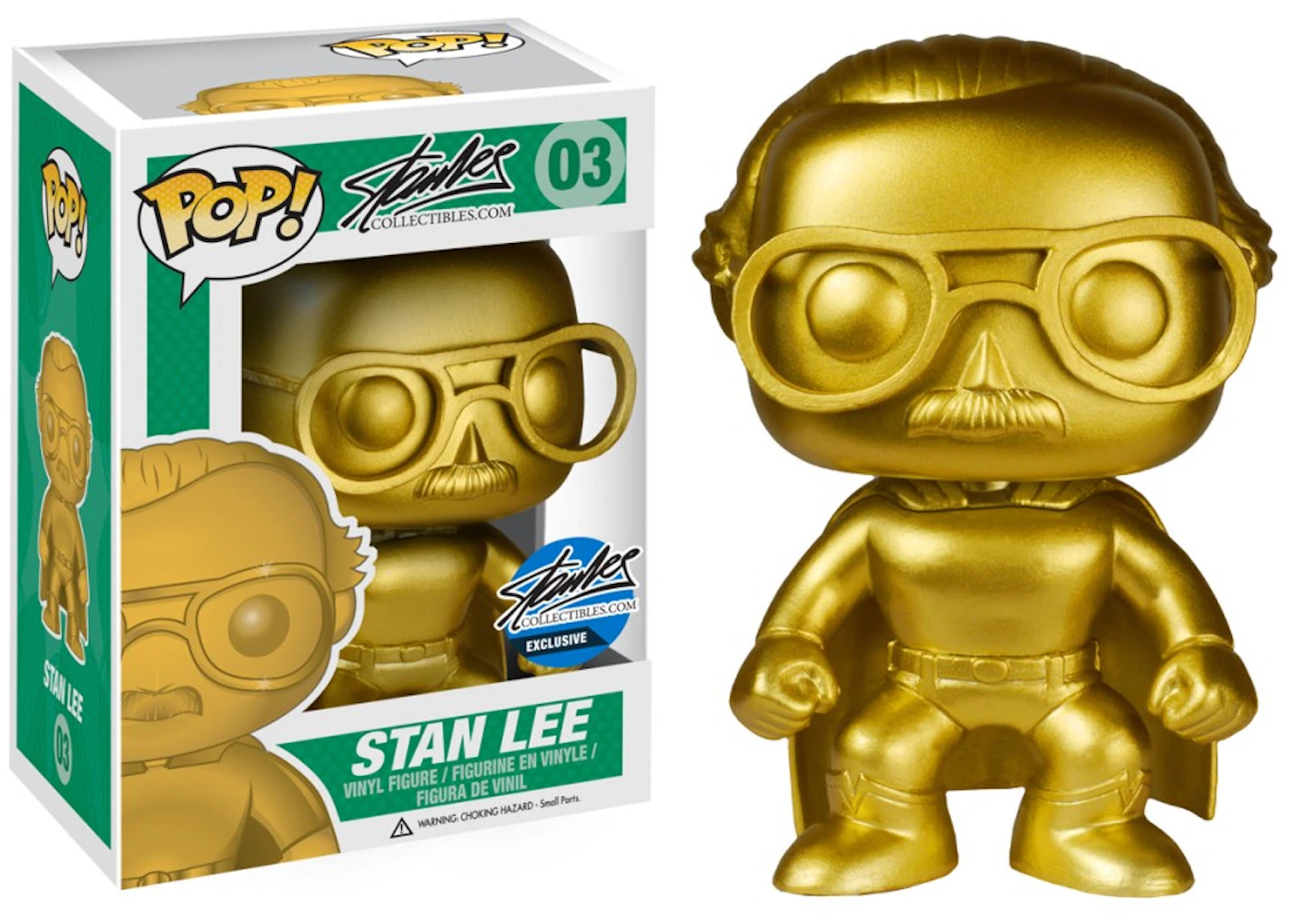 Funko Pop! Stan Lee(Gold) Figure #03 - US