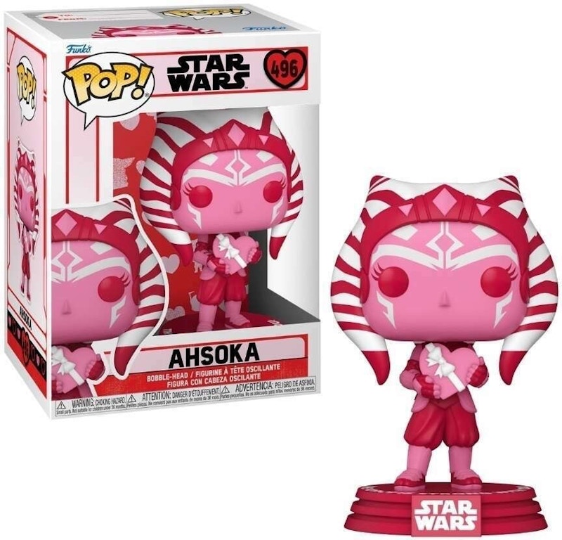 Funko Pop! Star Wars: Ahsoka (Valentines) Figure #496