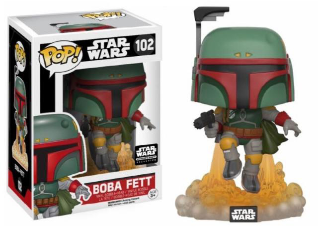 Funko Pop! Star Wars Boba Fett Flying Smuggler's Bounty Exclusive 