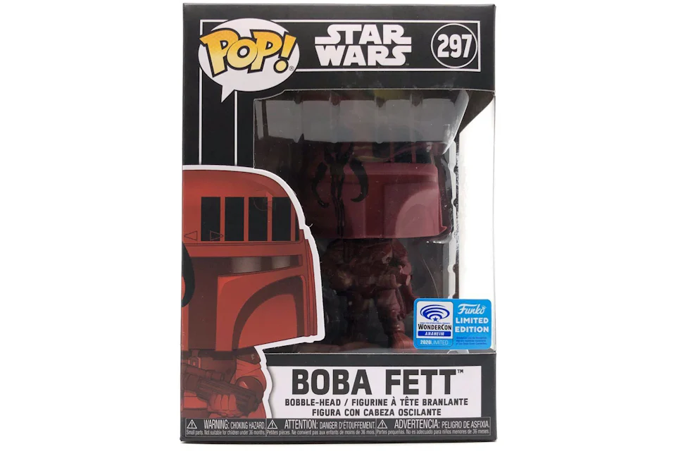 Funko Pop! Star Wars Boba Fett WonderCon Anaheim Edition Bobble-Head Figure #297