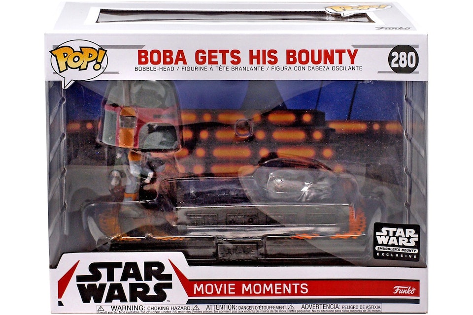 Funko Pop! Star Wars Boba Gets His Bounty Moments Smuggler's Exclusive #280 - US