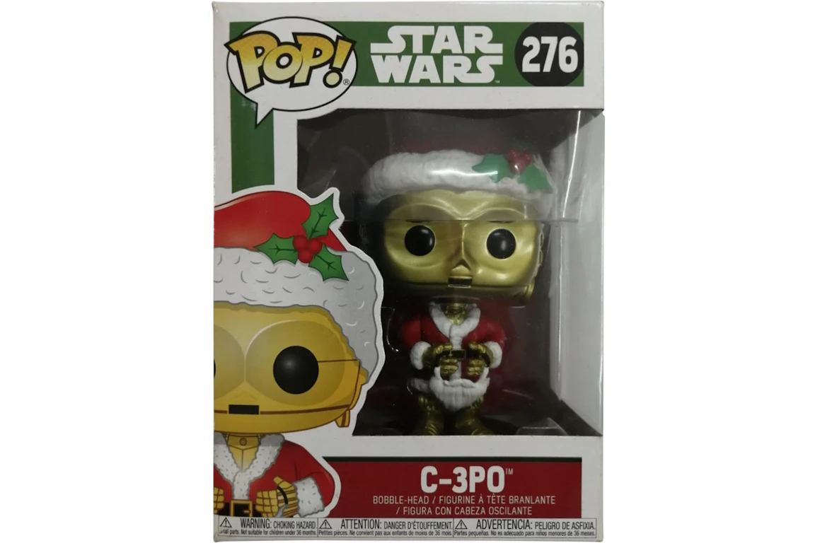 Funko Pop! Star Wars C-3PO (Christmas) Bobble-Head Figure #276