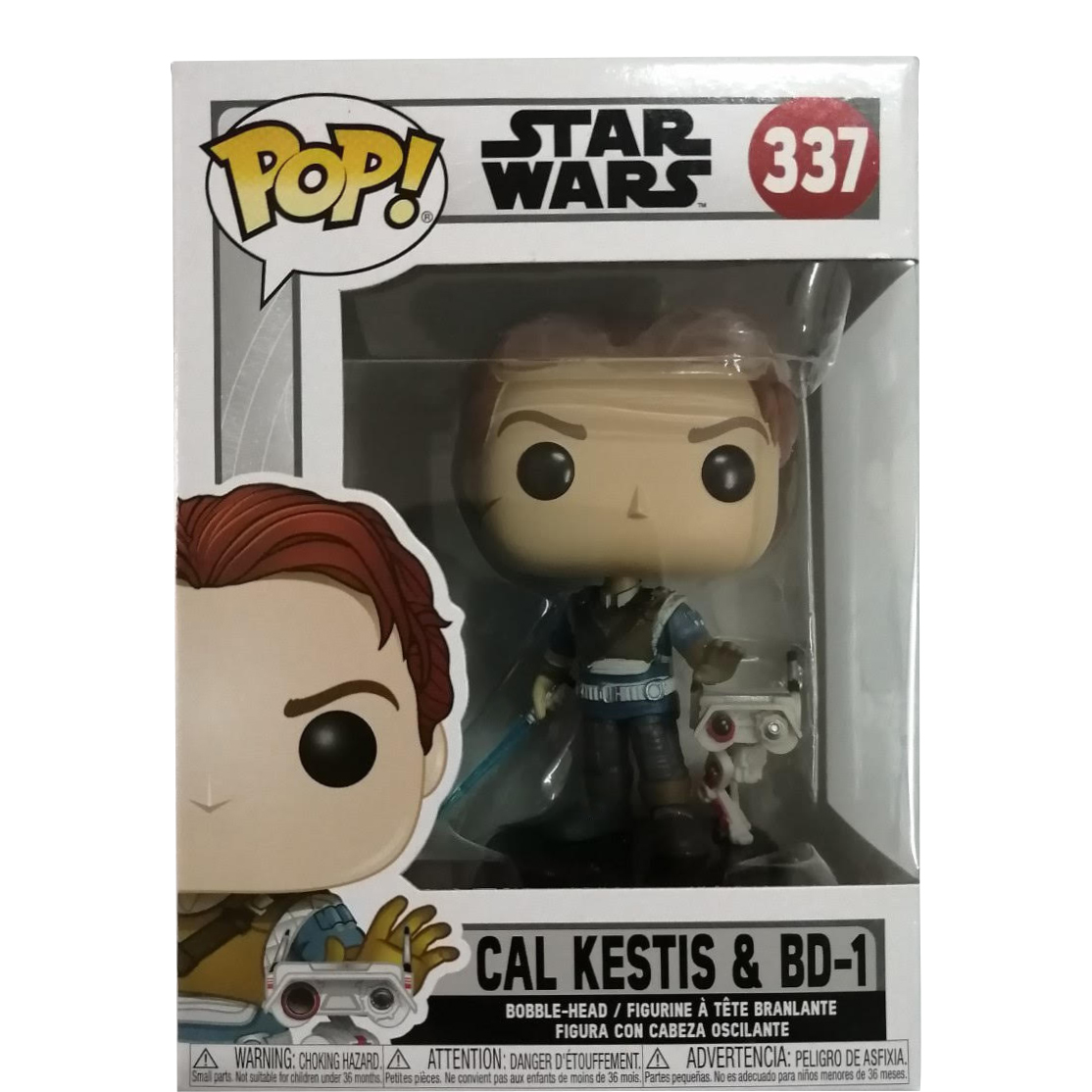 Funko Pop! Star Wars Cal Kestis & BD-1 Bobble-Head Figure #337 - US