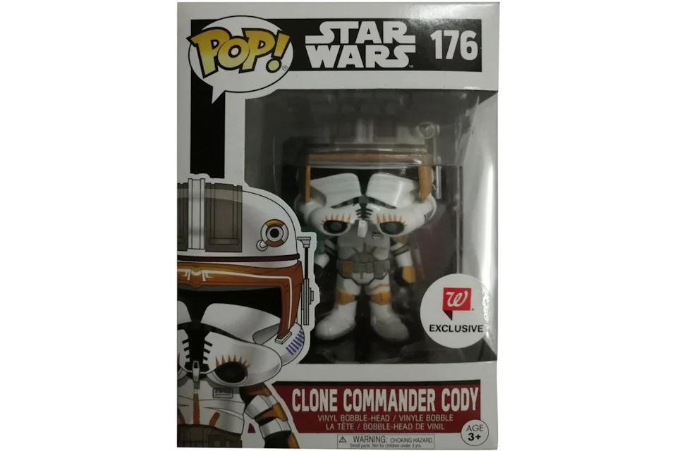 Funko Pop! Star Wars Clone Commander Cody Walgreens Exclusive Bobble-Head Figure #176
