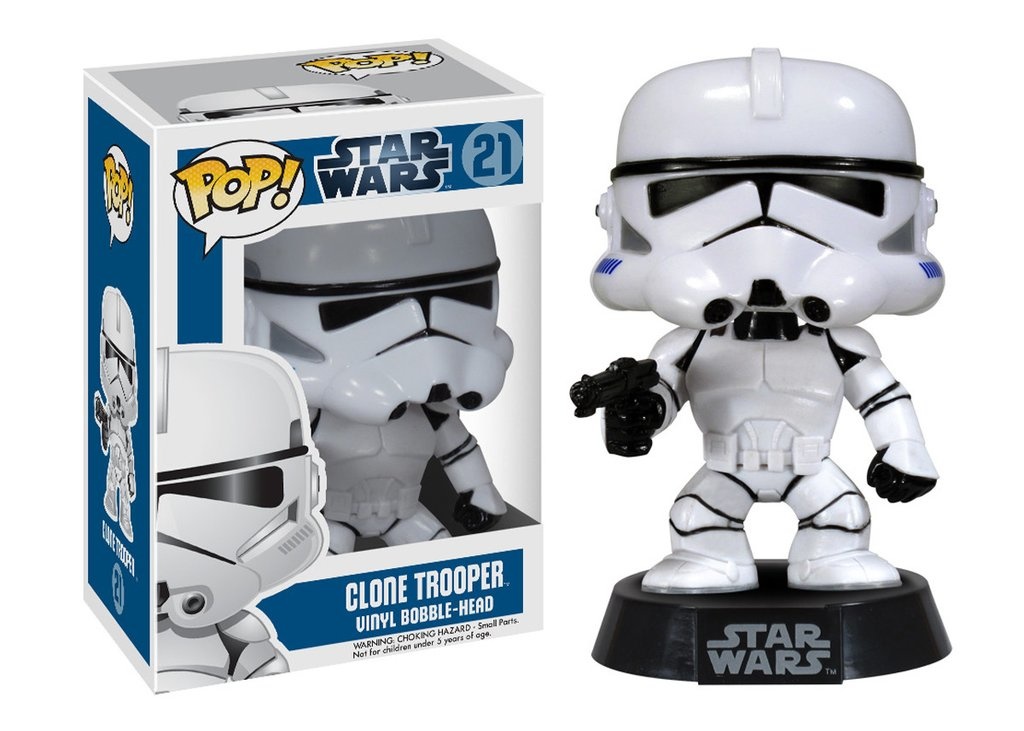 Funko Pop! Star Wars Clone Trooper Bobble-Head Figure #21 - US