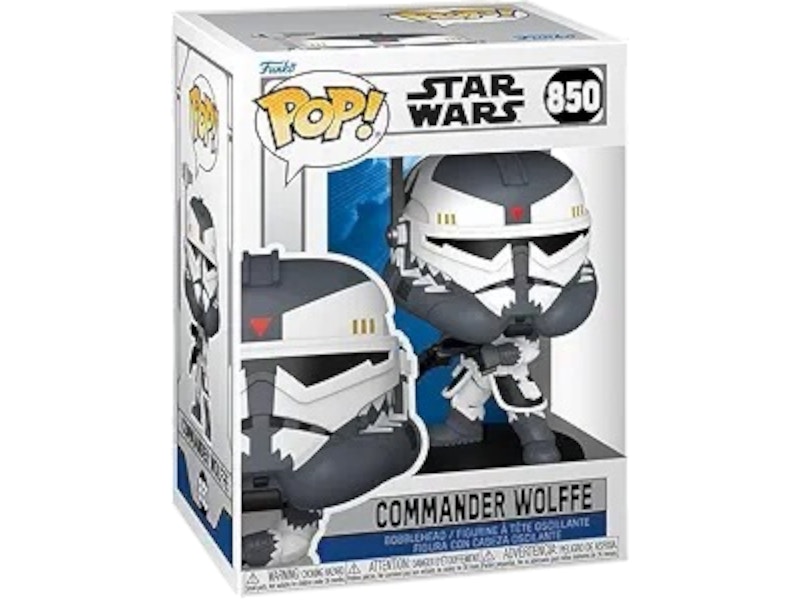 Funko Pop! Star Wars: Clone Wars - Commander Wolfe Figure #850 - JP