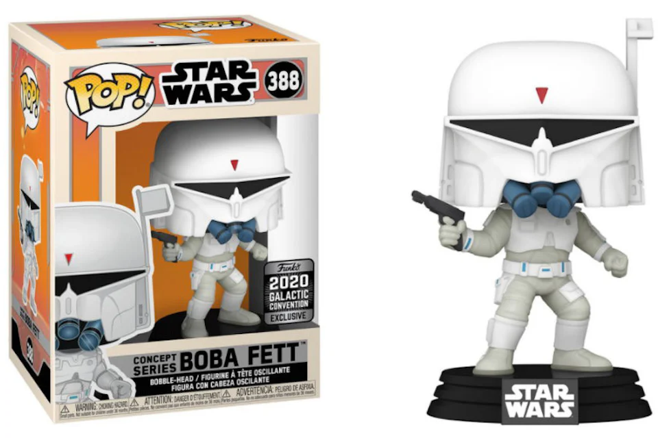 Funko Pop! Star Wars Concept Series Boba Fett Galactic Convention Exclusive Bobble-Head #388