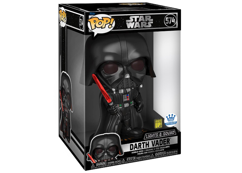 Funko Pop! Star Wars Darth Vader 10 Inch with Lights and Sounds 