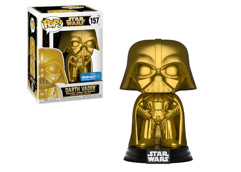 Darth vader gold chrome best sale funko pop