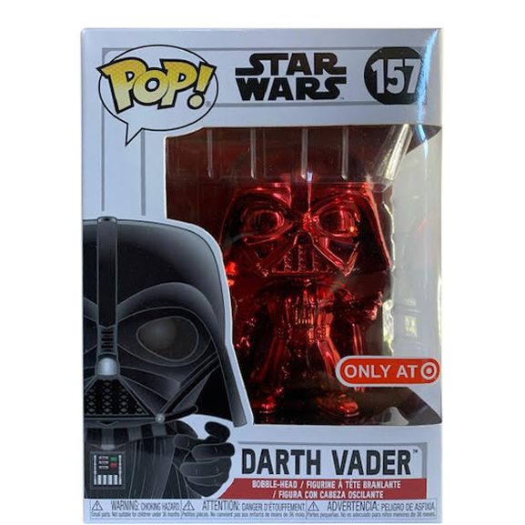 Darth Vader Red Chrome #157 Star Wars Funko POP 