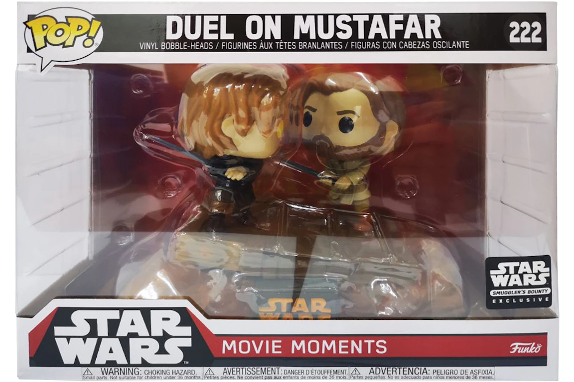 Funko Pop! Star Wars Duel On Mustafar Smugglers Bounty Exclusive Movie Moments Figure #222