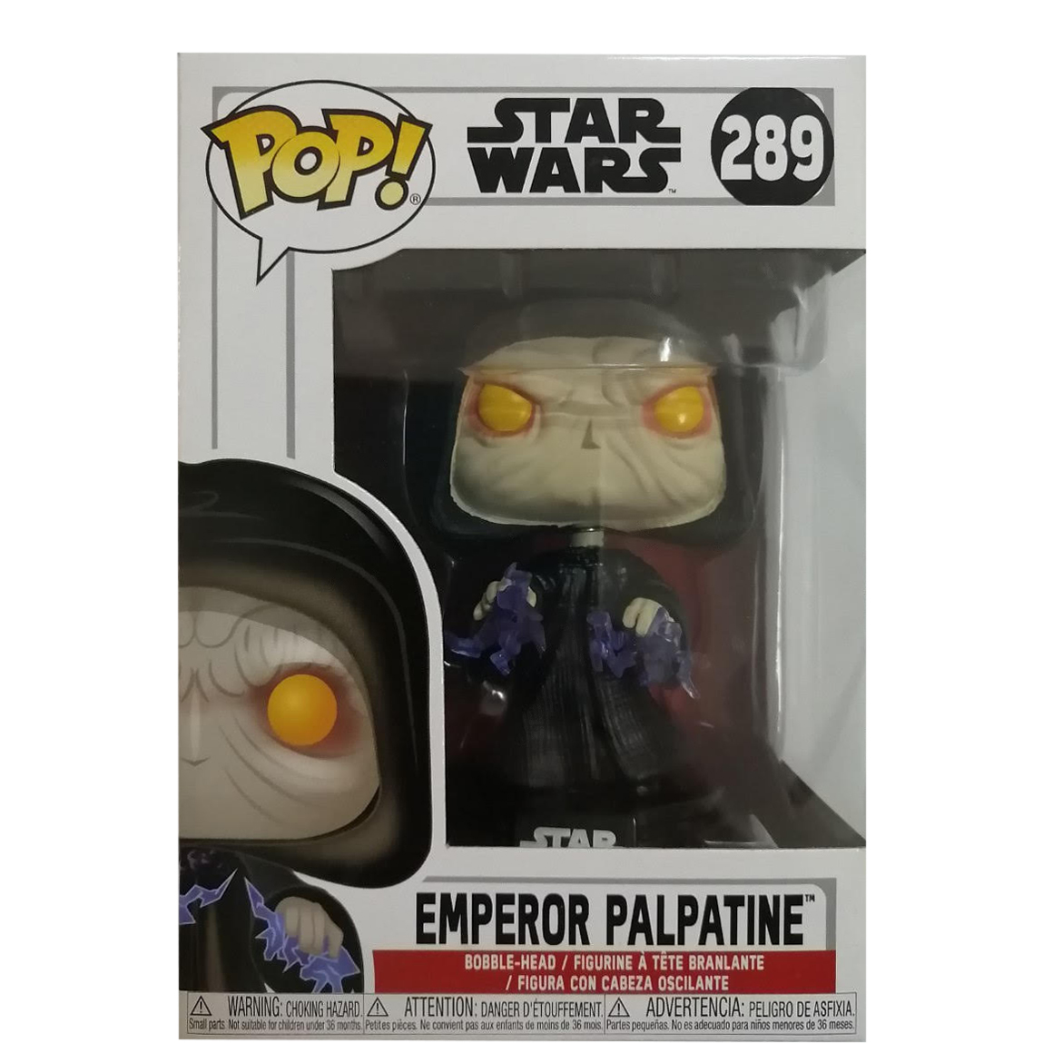 Funko Pop! Star Wars Emperor Palpatine Bobble-Head Figure #289 - US
