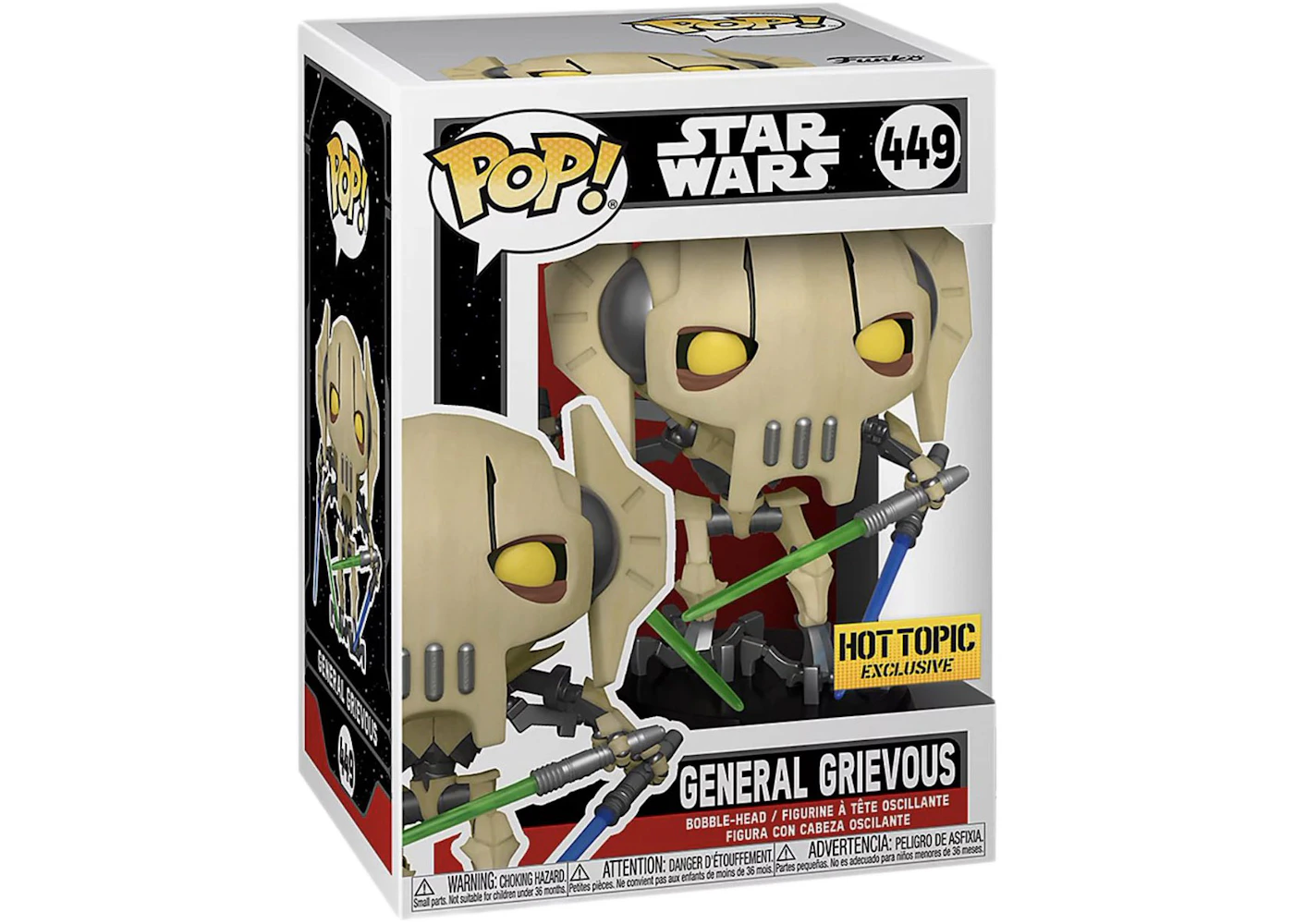 Funko Pop! Star Wars General Grievous Hot Topic Exclusive Figure