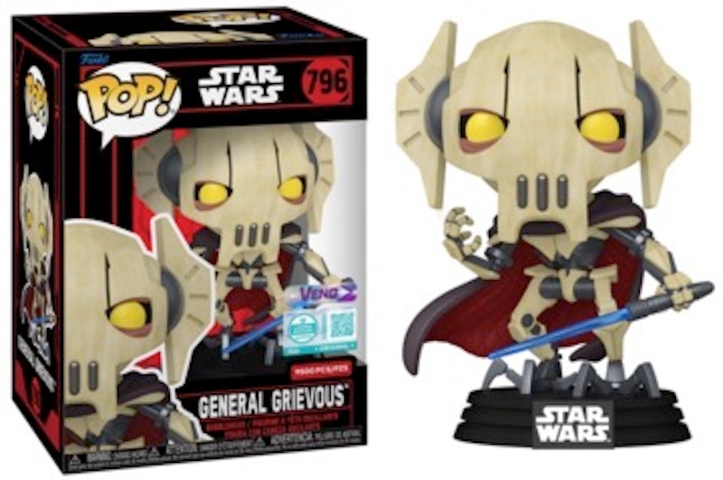 Funko Pop! Star Wars: General Grievous (Sticker/EVend)(9500 Pcs) Figure #796
