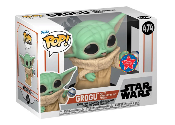 Funko Pop! Star Wars Grogu Macy's Thanksgiving Day Parade Exclusive Figure  #474