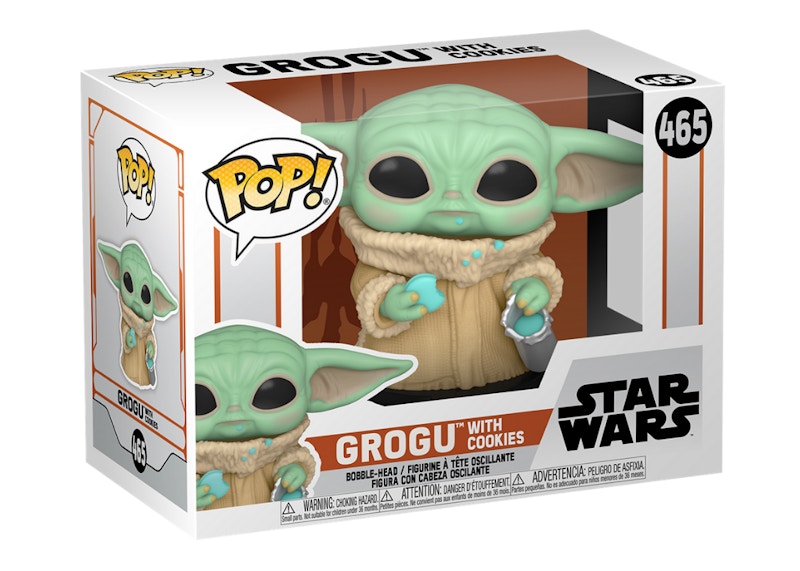 grogu with cookies funko