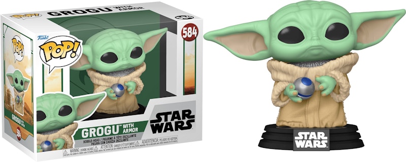 Funko Pop! Star Wars: Grogu with Armor Figure #584