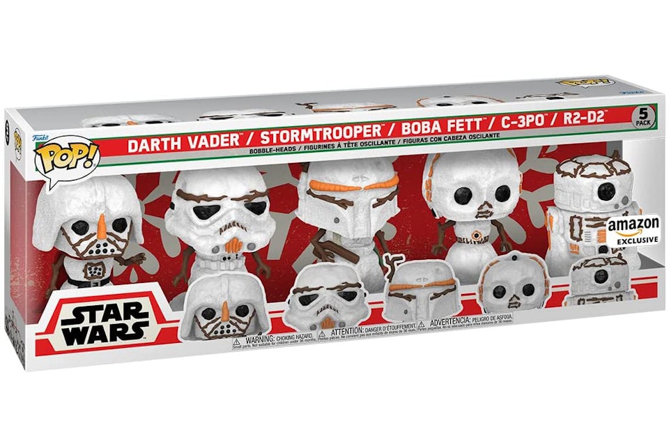 Funko Pop! Star Wars Holiday Snowman  Exclusive 5-Pack - US