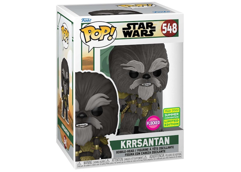 Funko Pop! Star Wars Krrsantan Flocked 2022 Summer Convention Exclusive Figure #548