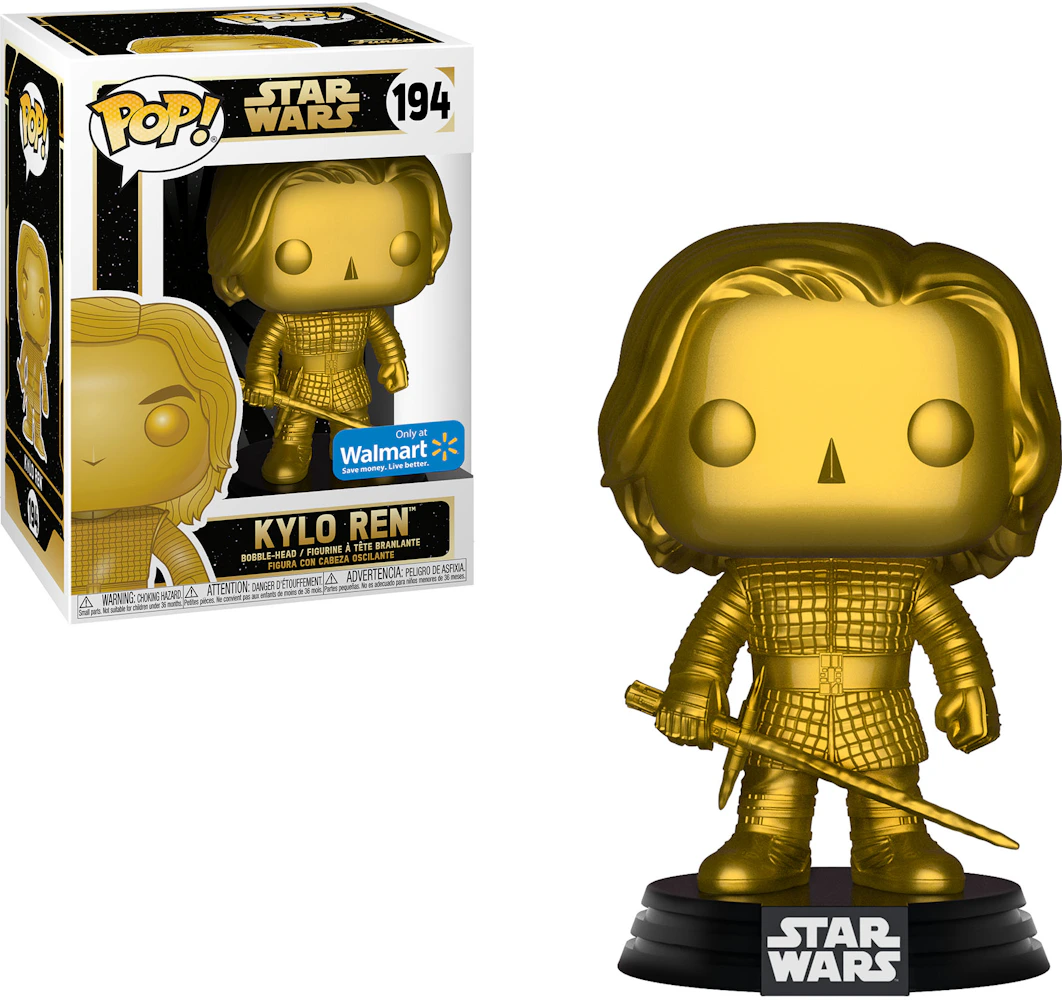 Voorkeur Kaap fictie Funko Pop! Star Wars Kylo Ren Gold Metallic Walmart Exclusive Figure #194 -  US