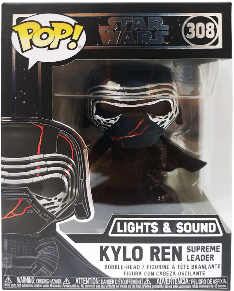 lancering vasteland was Funko Pop! Star Wars Kylo Ren Supreme Leader Lights & Sound Bobble-Head  Figure #308 - US