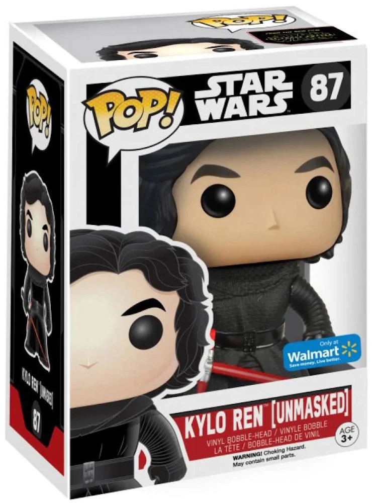 replica Weiland Voorbijganger Funko Pop! Star Wars Kylo Ren (Unmasked) Walmart Exclusive Figure #87 - US